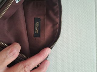 Serra Bolso de mano de piel marrón