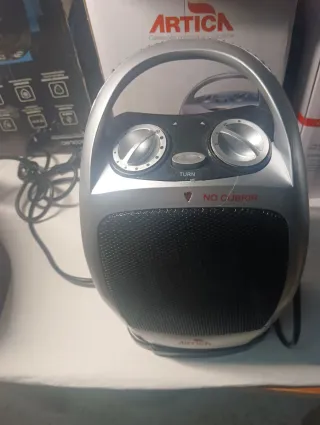 Calefactor portátil con asa