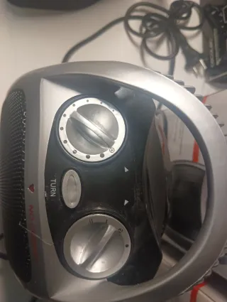 Calefactor portátil con asa