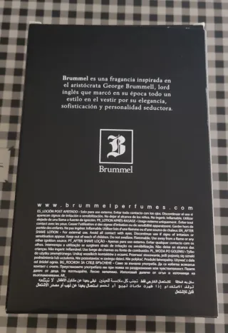 Loción Brummel para después del afeitado