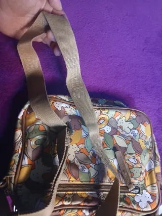 Bandolera con estampado divertido