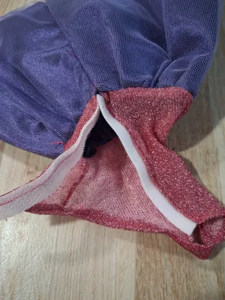 Vestido Muñeca Nancy Rosa y Morado