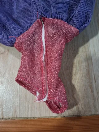 Vestido Muñeca Nancy Rosa y Morado