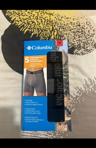 Pack 5 Calzoncillos Columbia Talla L