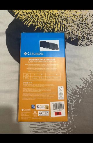 Pack 5 Calzoncillos Columbia Talla L