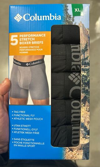 Pack 5 Calzoncillos Columbia Talla L