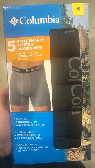 Pack 5 Calzoncillos Columbia Talla L