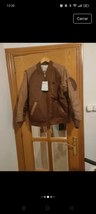 Chaqueta Bomber Nike Reversible Hombre