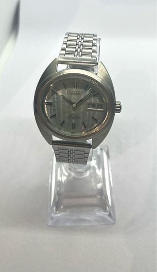 Vintage Citizen automático day‑date, japonés clási