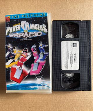 VHS Power Rangers en el Espacio