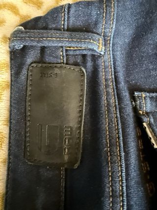 Pantalones G-Star RAW 3301 Skinny Azul. MUJER