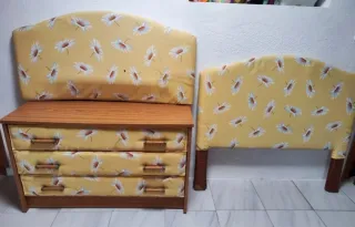 Cajonera y 2 cabeceros a juego