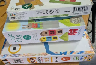 Lote 3 juegos educativos niños +2 años