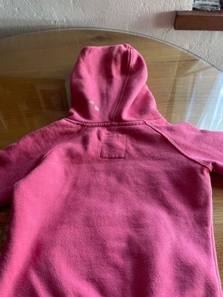 Felpa per bambini rosa con cappuccio