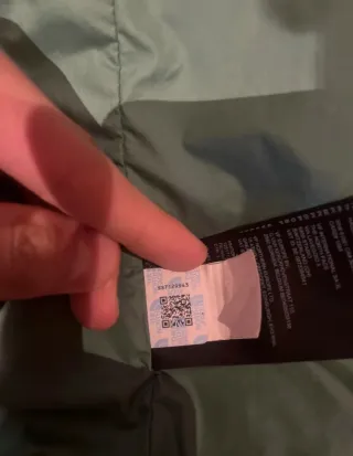 Piumino The North Face nero e verde