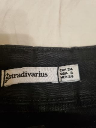 Shorts Stradivarius neri taglia 34