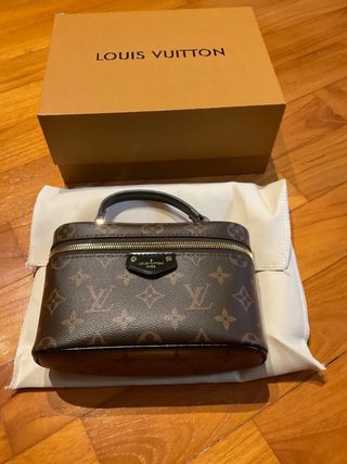 Borsetta Vanity Louis Vuitton Monogram Marrone