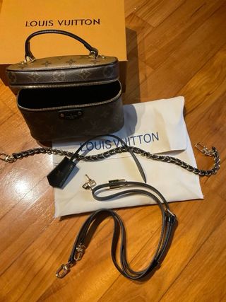 Borsetta Vanity Louis Vuitton Monogram Marrone
