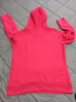 Felpa Adidas donna oversized cotone rossa tg I 40