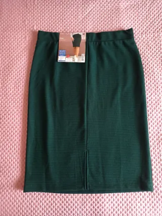 Gonna tubino verde scuro