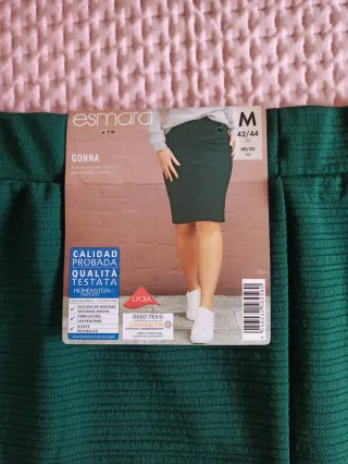 Gonna tubino verde scuro