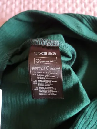 Gonna tubino verde scuro