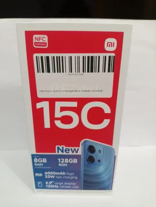 Xiaomi Redmi 15C 128GB Nero Nuovo