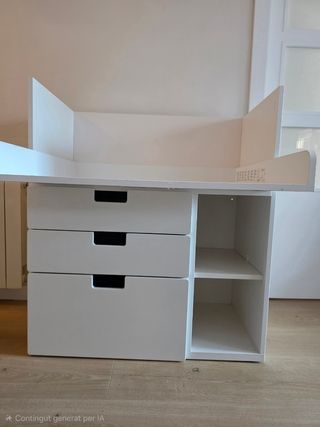 Cambiador bebé/escritorio infantil SMASTAD