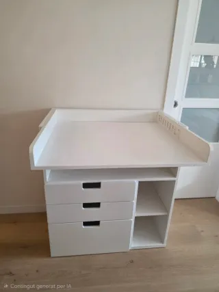 Cambiador bebé/escritorio infantil SMASTAD