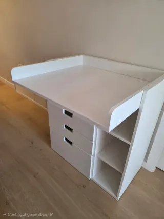 Cambiador bebé/escritorio infantil SMASTAD