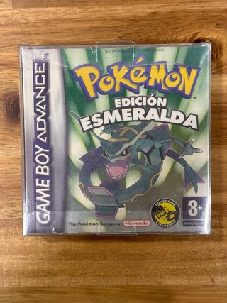 Pokémon Esmeralda GBA PAL ESP Original Completo