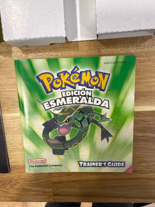 Pokémon Esmeralda GBA PAL ESP Original Completo
