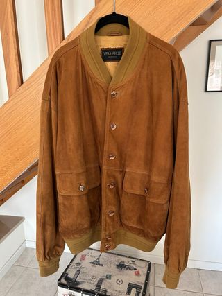 Giacca Vera Pelle Vintage XL