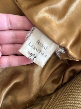 Giacca Vera Pelle Vintage XL