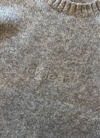 Maglione Calvin Klein pura lana grigio XXL