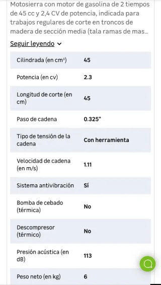 Motosierra gasolina Saurium Warrior Art