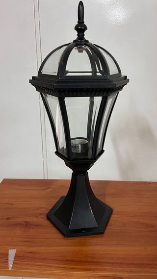 Farola Exterior Negra Clásica Nueva