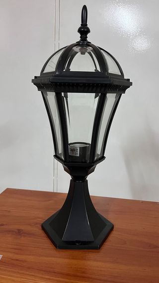 Farola Exterior Negra Clásica Nueva