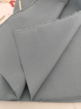 Conjunto retales azul grisáceo