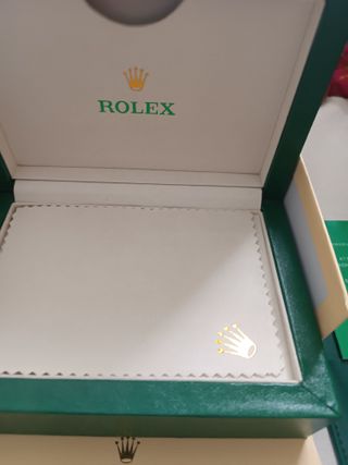 Caja joyero Rolex verde