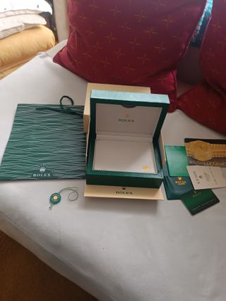 Caja joyero Rolex verde