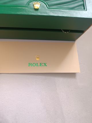Caja joyero Rolex verde