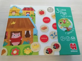 Puzzle Goula 3 Little Pigs Memo & Lotto