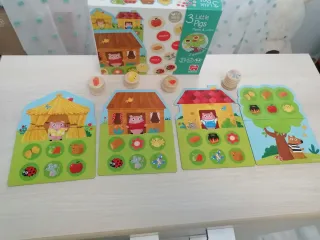 Puzzle Goula 3 Little Pigs Memo & Lotto