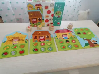 Puzzle Goula 3 Little Pigs Memo & Lotto