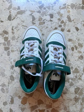 Zapatillas Adidas Forum Low Verdes Blancas