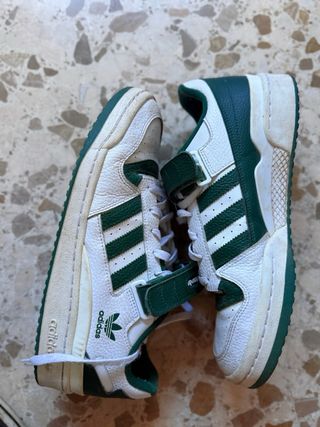 Zapatillas Adidas Forum Low Verdes Blancas