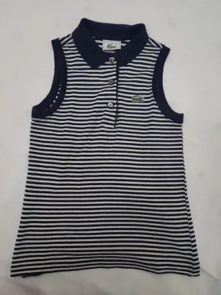 Canotta Lacoste vintage a righe