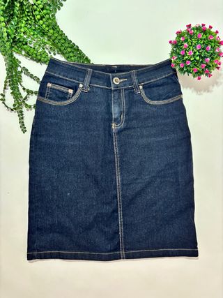 Falda vaquera midi talla M