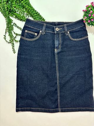 Falda vaquera midi talla M